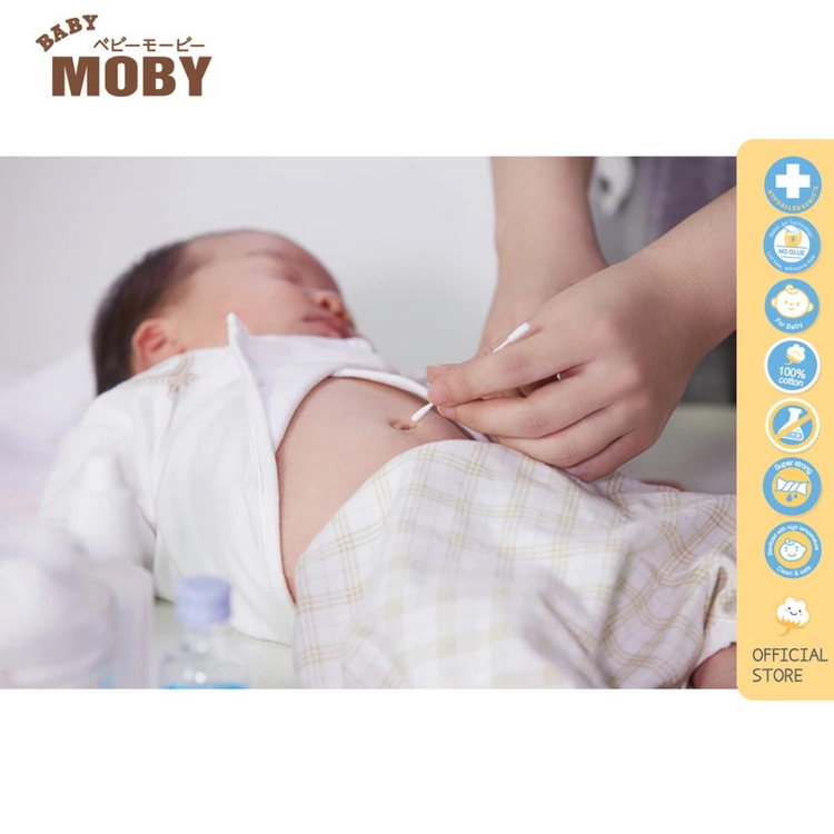Baby Moby Mini Cotton Buds With Paper Sticks (150 Sticks)