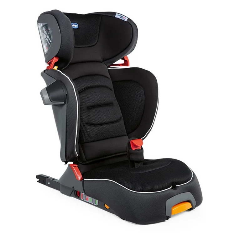 Chicco Fold & Go I-Size Booster Car Seat (ECE R129) - Jet Black (3yrs up to 12yrs of age)