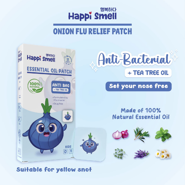 Happi Smell Onion Flu Relief Patch 6'S