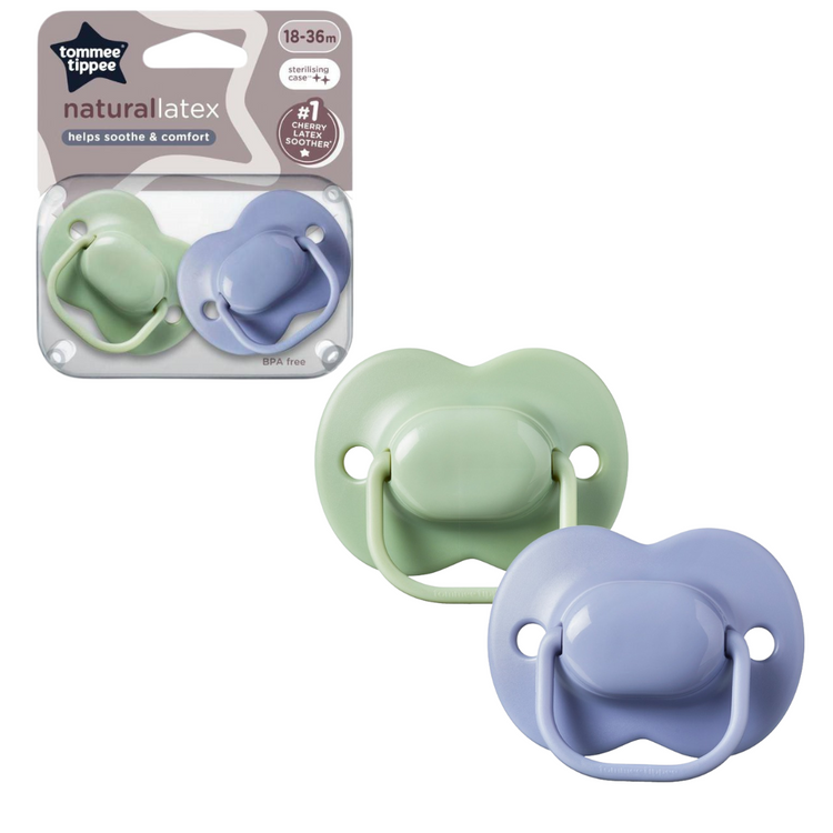 Tommee Tippee Cherry Latex Soother Twin Pack