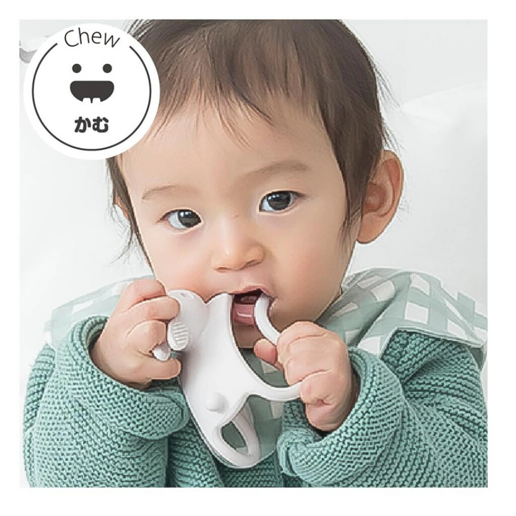 Richell Silicone Play Teether - 3m+ (Apple/ Bunny/ Turtle)