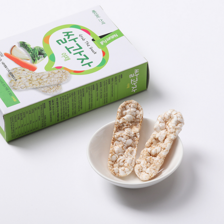 KidzanMomzan Organic Tickling Teeth Rice Snack 22g (6m+)