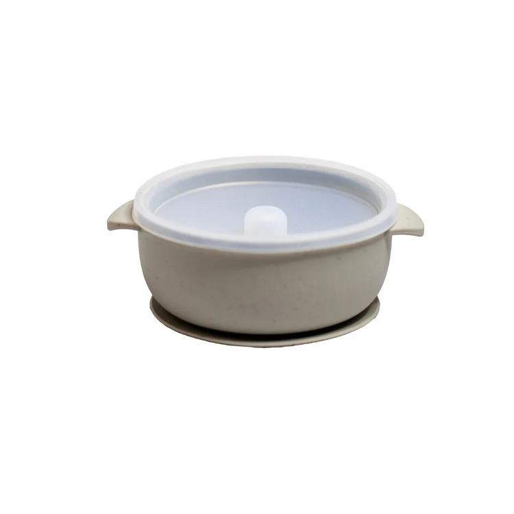 Mils and Key Speckled Bowl + Lid (6m+)