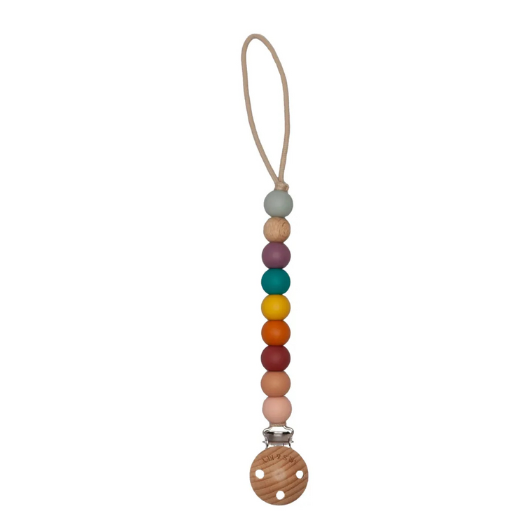Mils and Key Iris Pacifier Clips - Multiple Color (0m+)