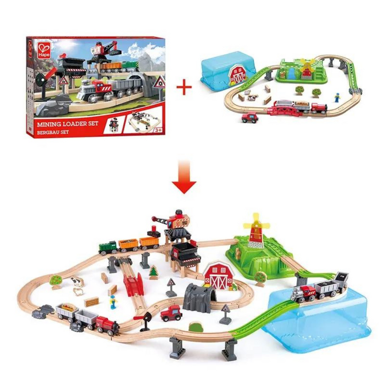 Hape Countryside Train Bucket Set (3y+)