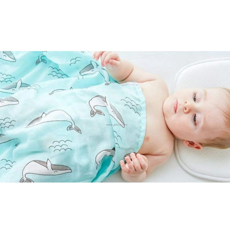 Akarana Baby High Quality Bamboo Muslin Swaddle Soft Blanket