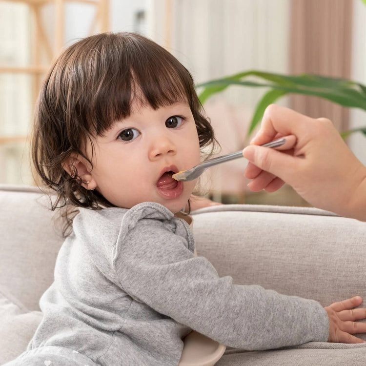Viida Ula Feeding Spoon - Coral Pink