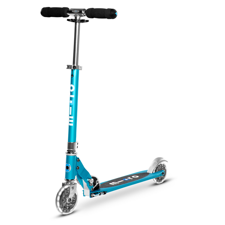 Micro Sprite LED Ocean Blue (5y+) 2-wheel foldable scooter