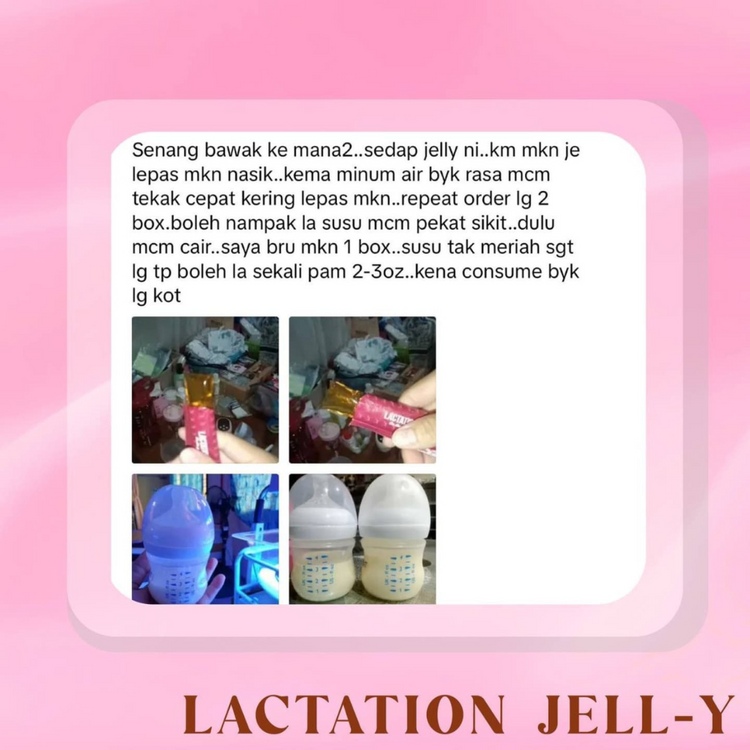 Nufiya Lactation Jell-Y 20pcs | Improve Your Breastfeeding Quality