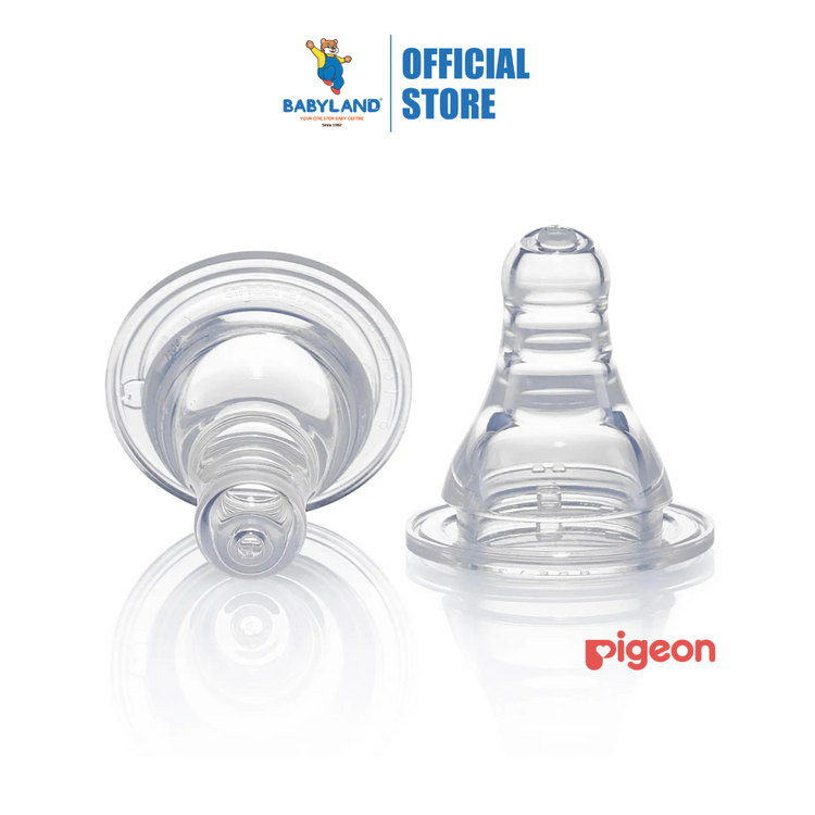 Pigeon Peristaltic Slim Neck Nipple - S/M/L/Y/LL (2Pcs)