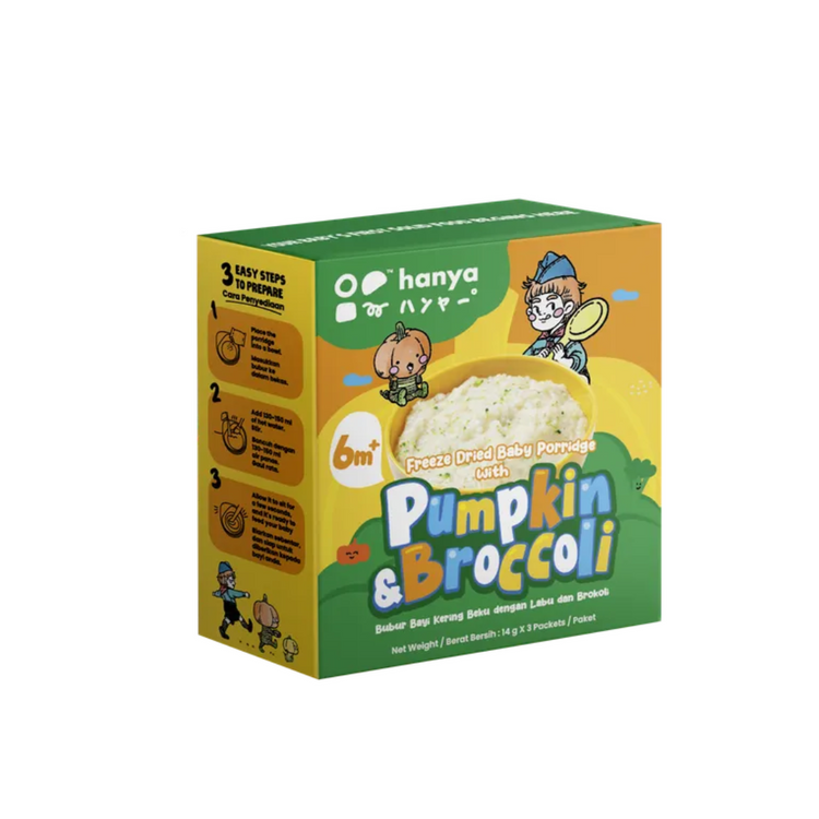 Hanya Freeze Dried Baby Porridge (6m+) - 14g x 3packs