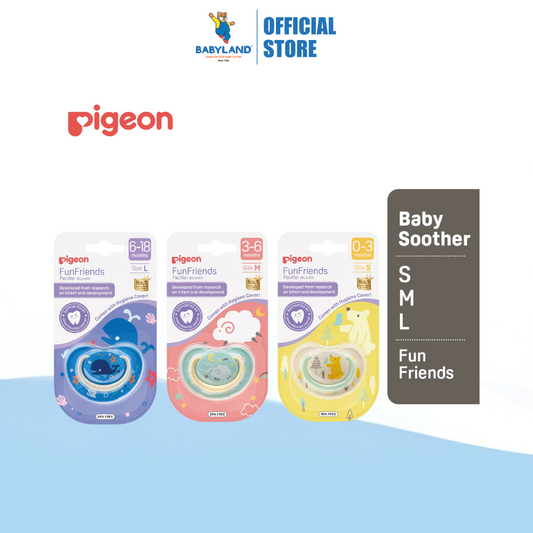 Pigeon FunFriends Pacifiers - Size S/M/L