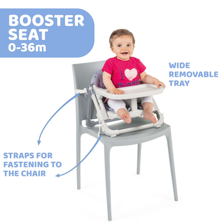 Chicco Chairy Feeding Booster Seat (Bunny) (6-36months)