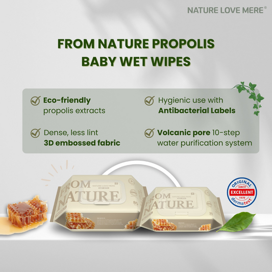 NATURE LOVE MERE From Nature Propolis Baby Wet Wipes