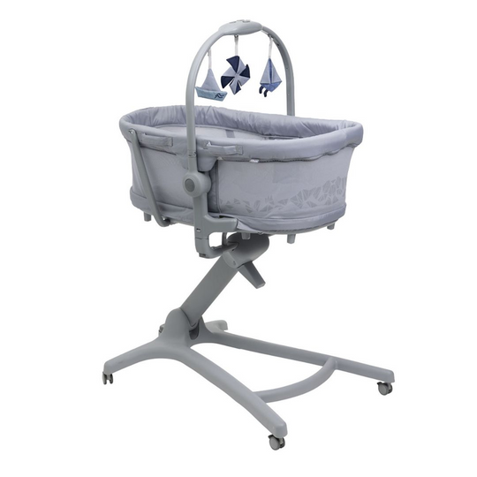 Chicco Baby Hug 5in1 Pro Baby Crib - Earl Grey | Adjustable Height