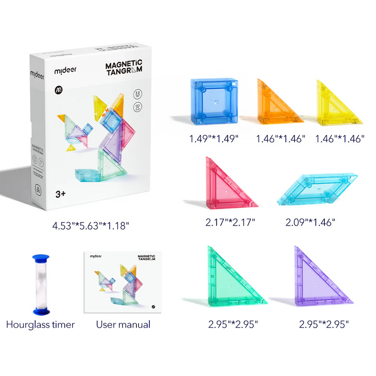 Mideer Magnetic Colorful Tangram (3Y+)