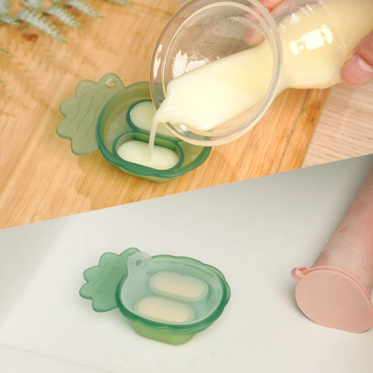 Haakaa Freeze-N-Feed Mini Combo - Silicone Feeder + Mini Tray