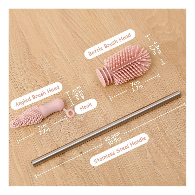 Haakaa Double-Ended Silicone Cleaning Brush