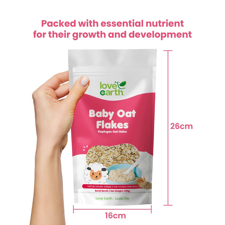 Love Earth Baby Instant Oat Flakes (300g)