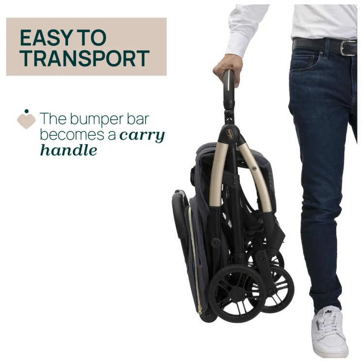 Chicco Goody XPlus Auto Fold Stroller - Dark Shadow (Newborn up to 22kg)