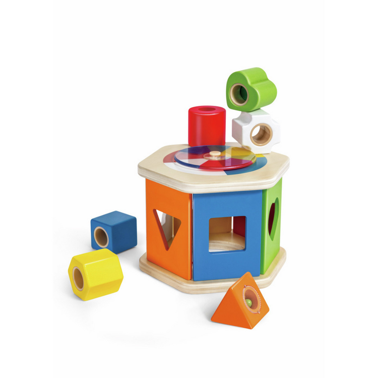 Hape 0516 Wooden Wonder Shape Sorter (1Y+)