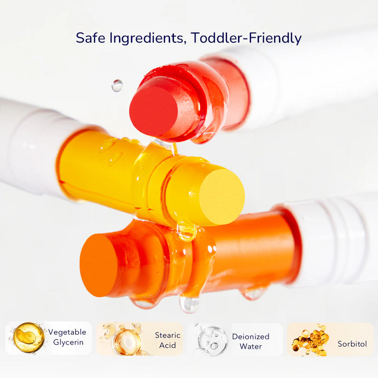 Mideer Colorful Bucket Fast-Drying Silky Crayons (3Y+)