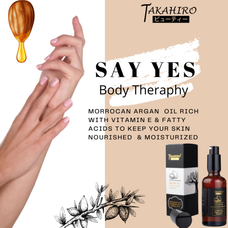 Takahiro Argan Oil 50ml - Hair Repair - Body Therapy - Moisturizing