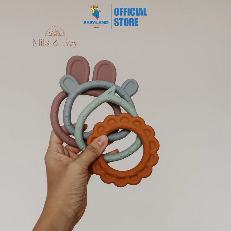 Mils and Key Animal Teether (3m+)