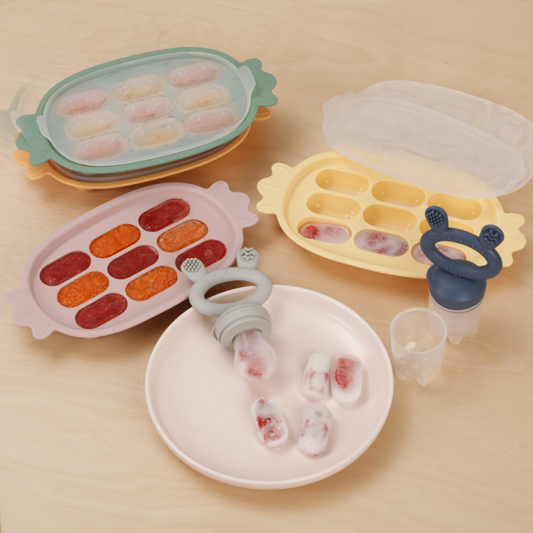 Haakaa Freeze-N-Feed Mini Combo - Silicone Feeder + Mini Tray