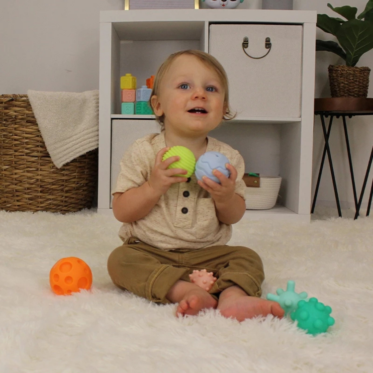 Infantino 315362 Super Soft Textured Multi Ball Set (0m+)