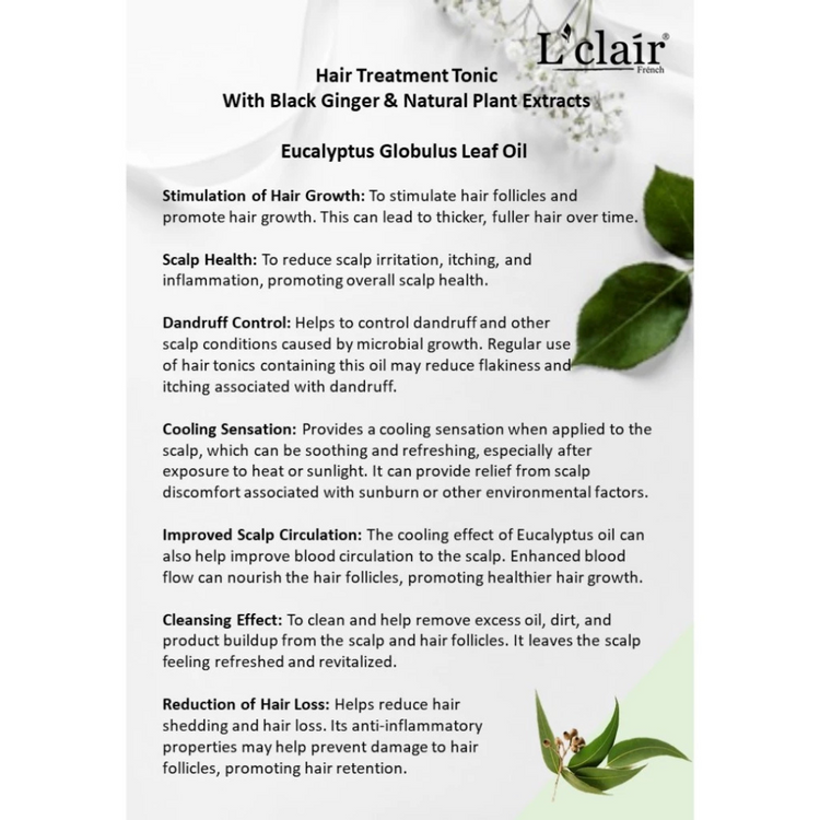 Lclair Hair Treatment Tonic (125ml)