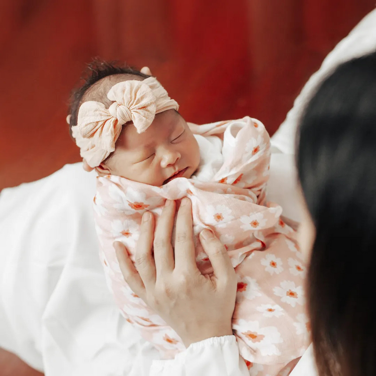 Mils and Key Swaddle - Bamboo + Cotton Swaddle (120cm x 120 cm)