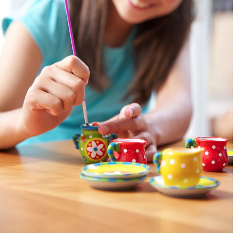 4M Fun Craft - Paint Your Own Mini Tea Set (8Y+)