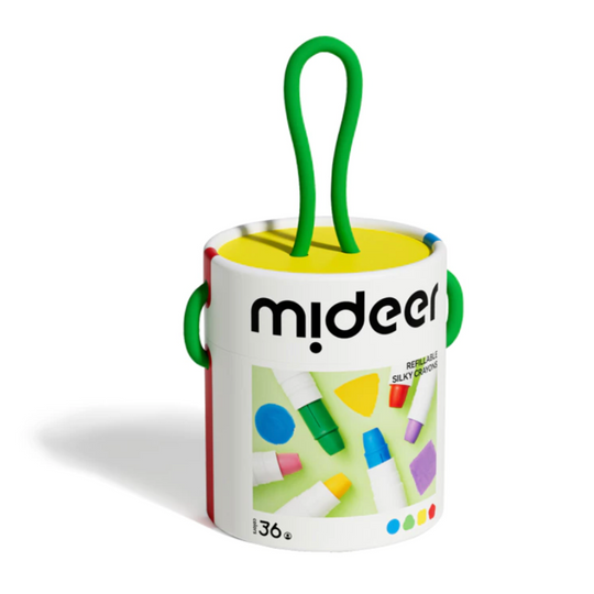 Mideer Colorful Bucket Fast-Drying Silky Crayons (3Y+)