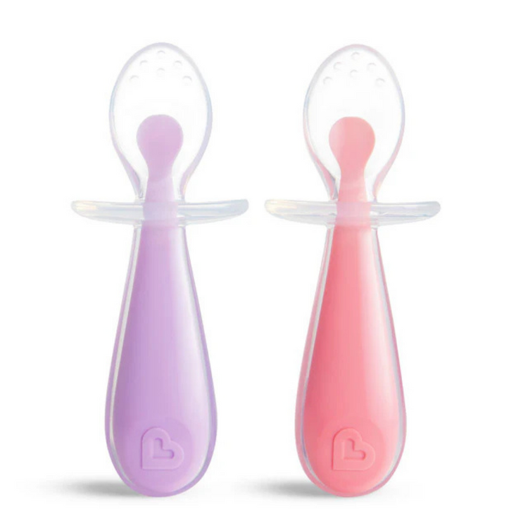 Munchkin Gentle Scoop Silicone Training Spoons 2pcs (6m+)