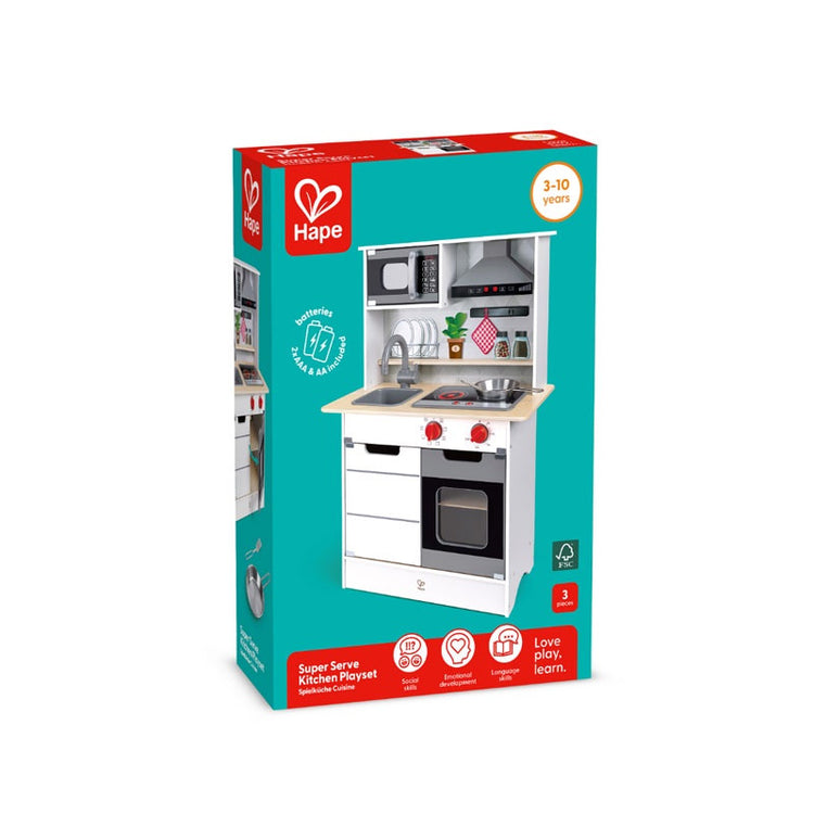 Hape Super Serve Kitchen Playset 3y+