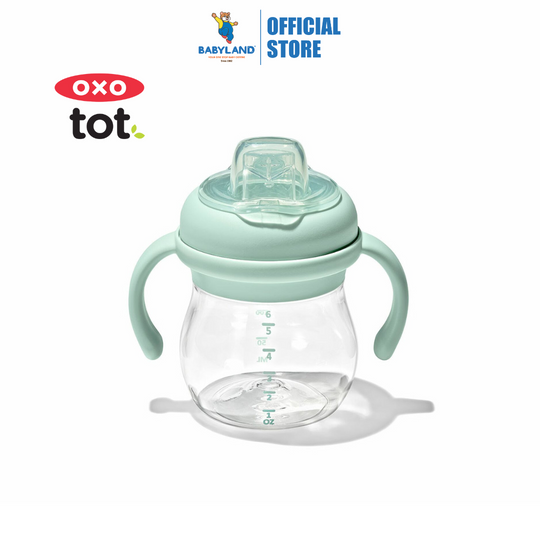 Oxo Tot Transitions Soft Spout Sippy Cup With Removable Handles 6Oz - Opal