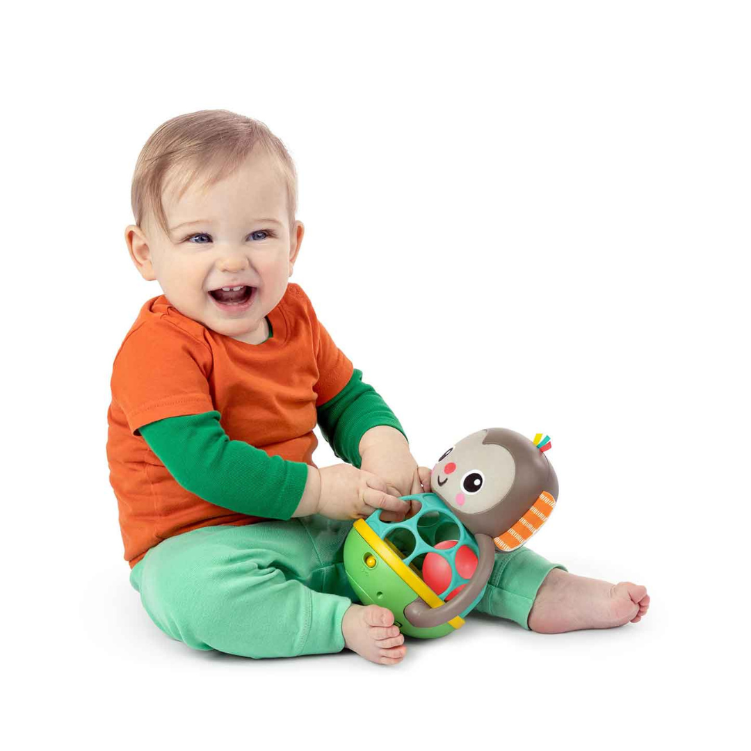 Bright Starts Grab & Giggle Monkey Multi Sensory Toy (6m+) – Babyland ...