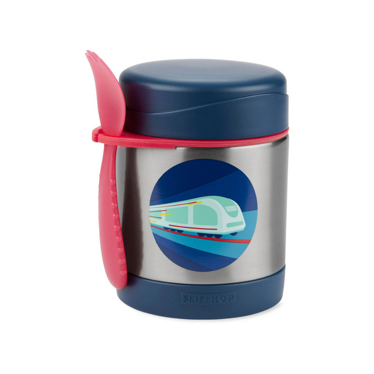 Skip Hop Spark Style Insulated Food Jar - Train (325ml) (3y+)