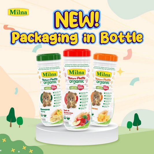 Milna Nature Puff Organic (Bottle) 15g/ 42g