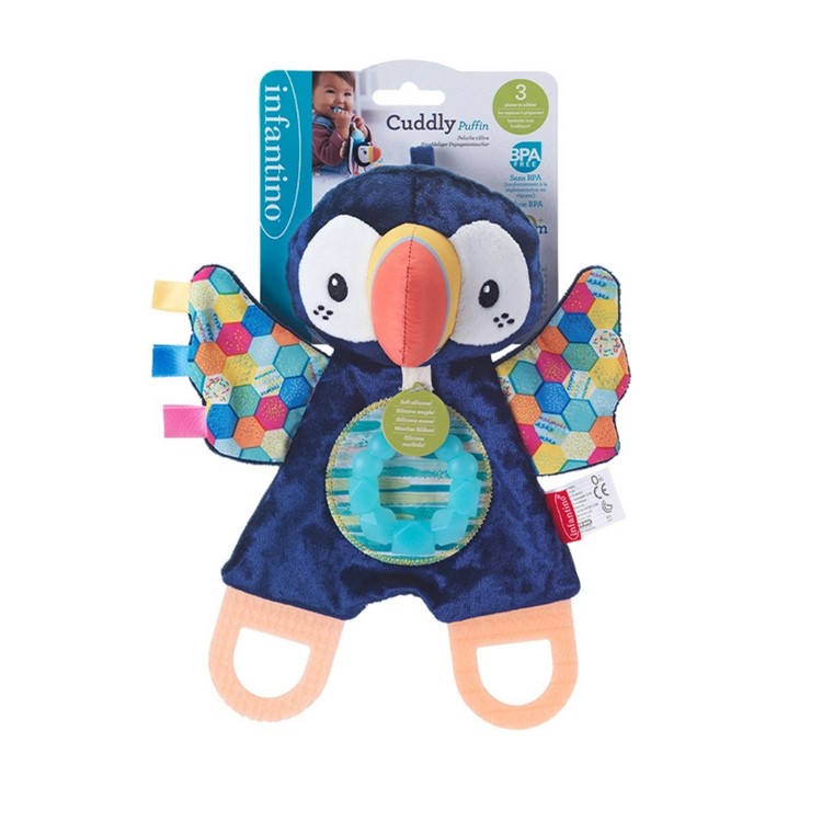 Infantino 316632 Cuddly Puffin (0m+)