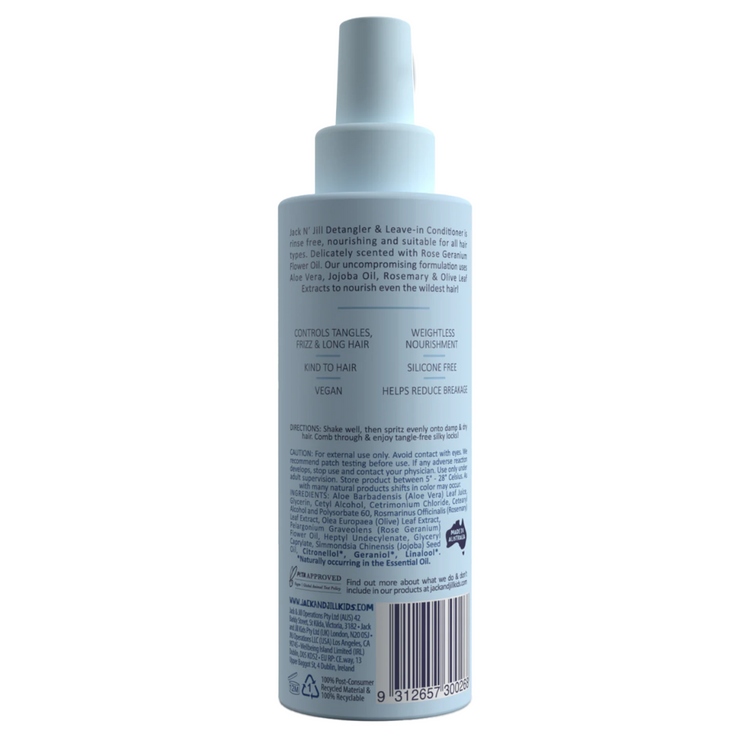 Jack N Jill Detangler & Leave-in Conditioner - Natural 200mL
