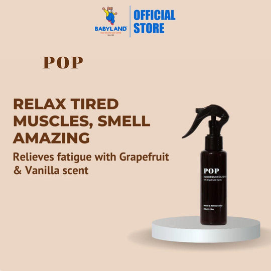 Pop Neutral Magnesium Oil Spray 100ml - Grapefruit & Vanilla
