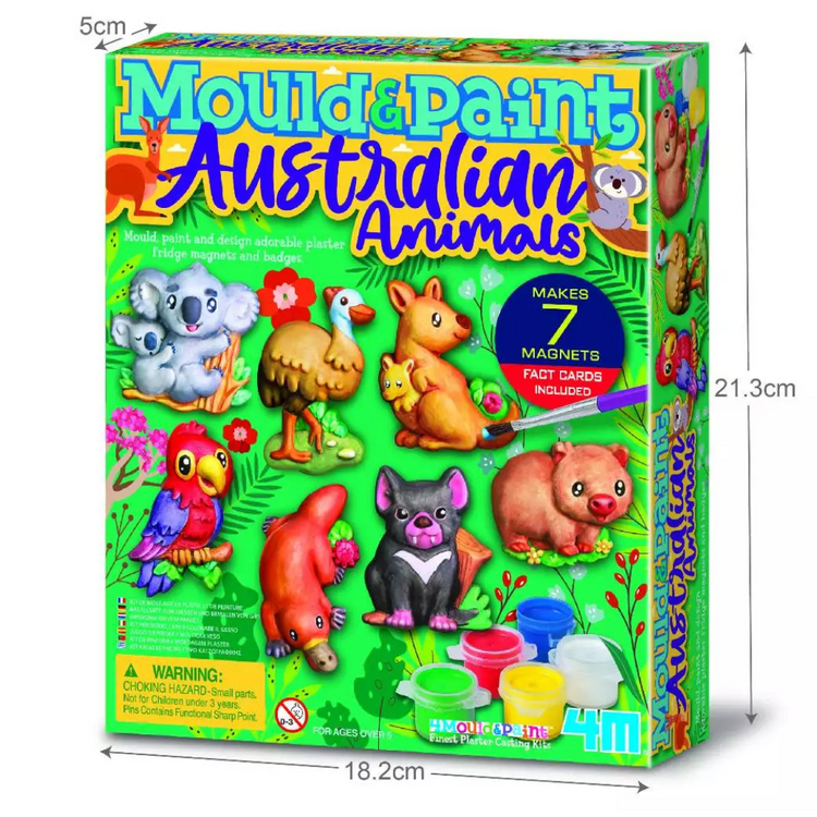 4M Mould & Paint - Australian Animals (new) (5Y+)