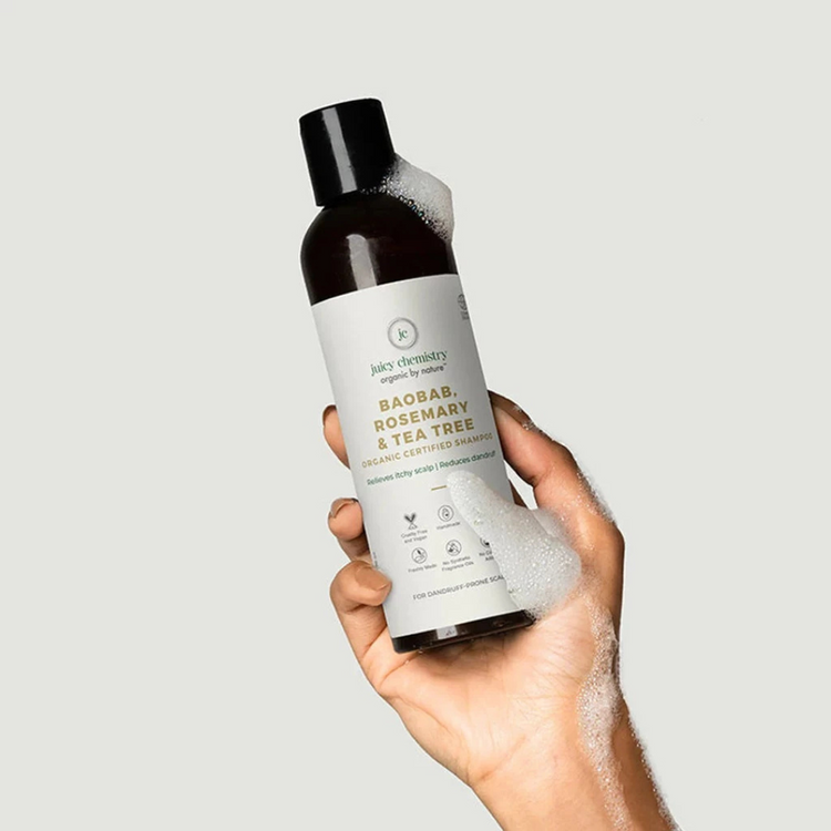 Juicy Chemistry Baobab, Rosemary & Tea Tree Shampoo (200ml)