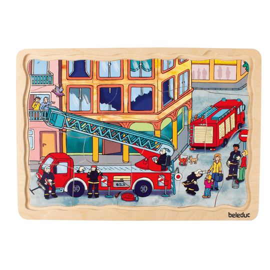 Beleduc 5 in 1 Layer Puzzle (Fire Brigade) (4Y+)