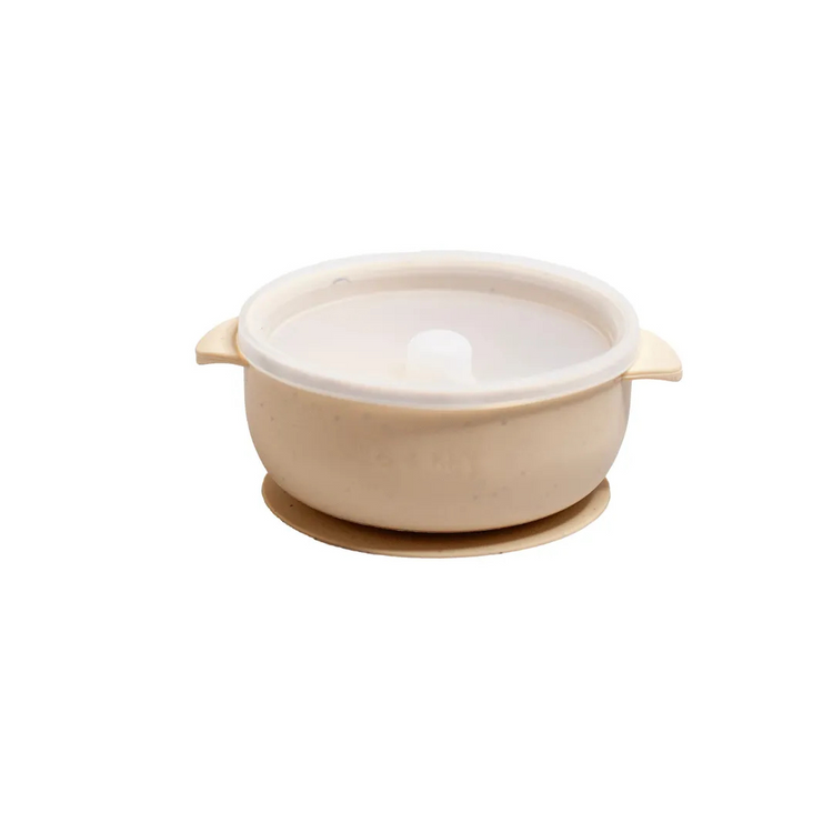 Mils and Key Speckled Bowl + Lid (6m+)