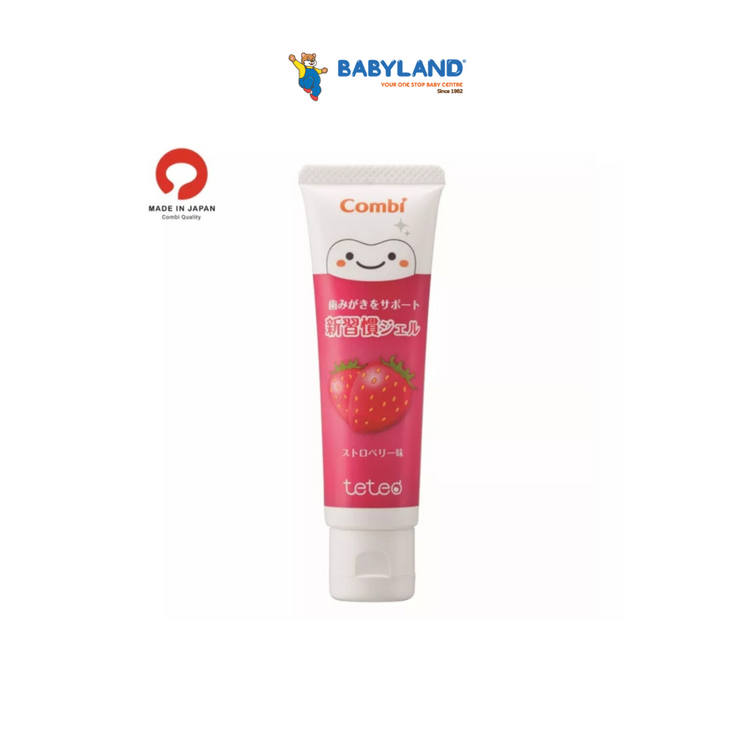 Combi Baby Teteo Gel Dentifrice Toothpaste 30g (9m+) (Grape, Strawberry)
