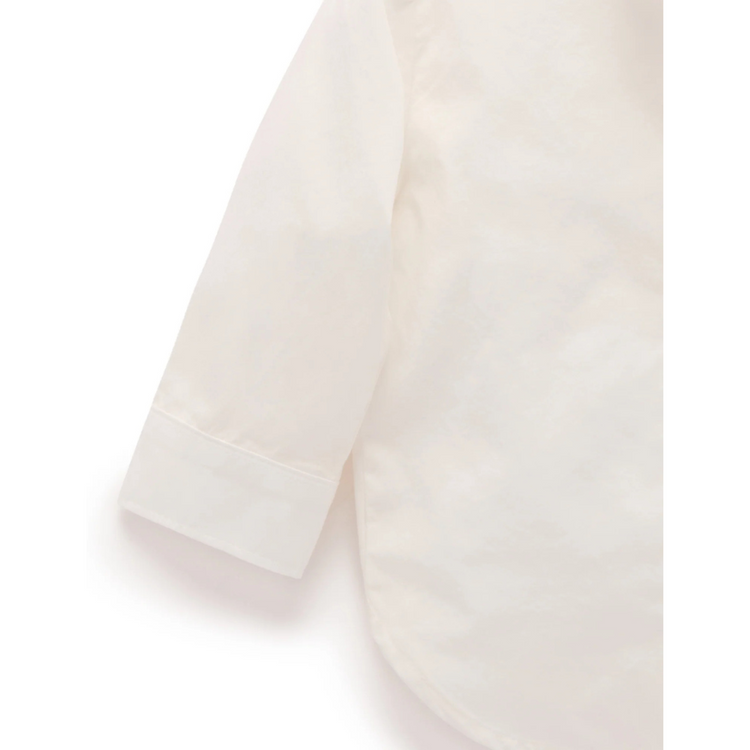 Purebaby Organic Classic Shirt - Vanilla