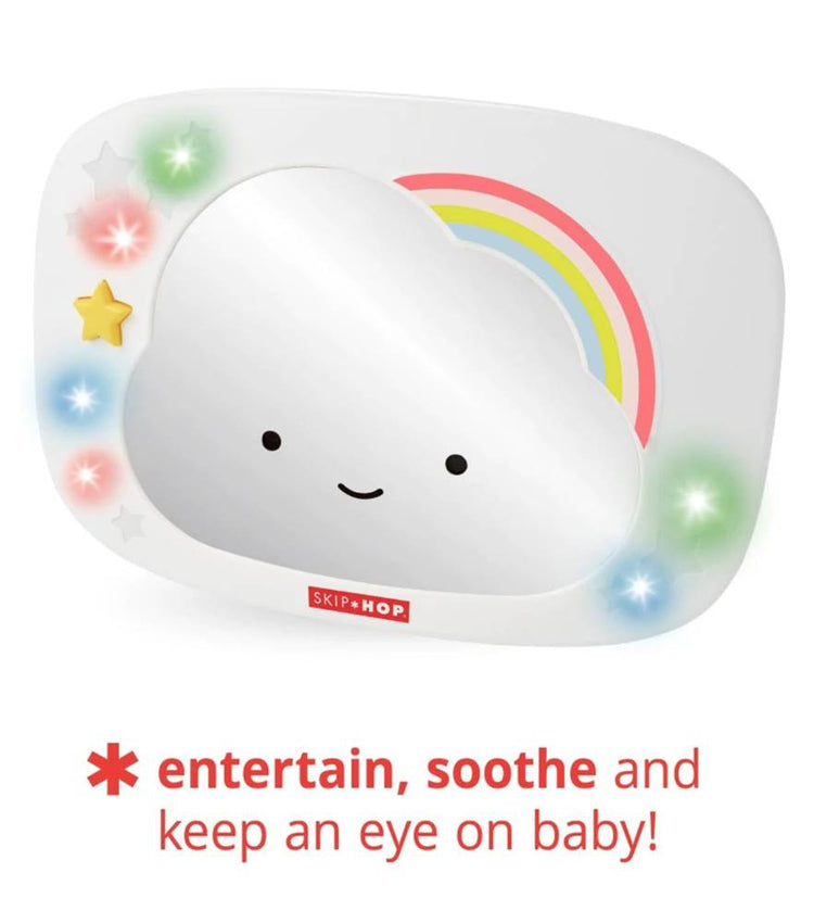 Skip Hop Silver Lining Cloud Entertainment Car Mirror